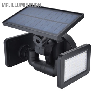  MR.ILLUMINATION ไฟพลังงานแสงอาทิตย์กลางแจ้ง 48LED 450LM 3 โหมดพลังงานแสงอาทิตย์ Motion Sensor ไฟ IP65 กันน้ำสำหรับโรงรถลานสวน