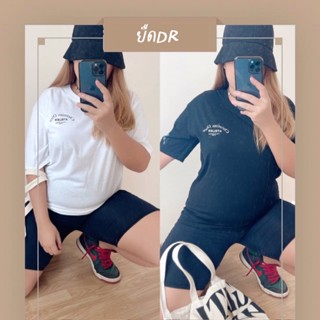 BKL สาวอวบ พร้อมส่ง ยืด DR เสื้อยืดคอกลมแขนสั้น งานป้าย ! สกรีนลายหน้าและหลัง ใส่สบายจ้า ใส่ง่ายๆ ควรมีติดตู้ค่าา