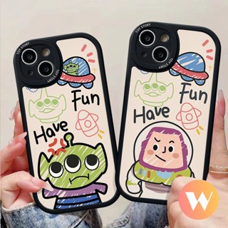 เคสโทรศัพท์มือถือ ลายการ์ตูนเอเลี่ยน Toy Story สําหรับ Oppo A96 A9 A7 A31 A3S A1K A5 A53 A15 A54 A57 A17 A5s A95 A17K A74 A16 A78 A12 A58 A55 A92 A76 A77s A16K A16E Reno 5 8 T 5F 7Z เคสนิ่ม