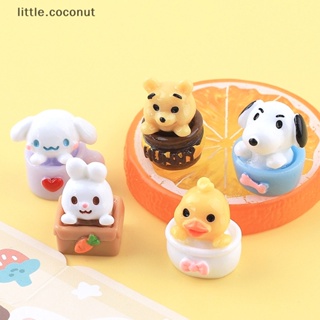 [little.coconut] ตุ๊กตาเป็ด กระต่าย หมี ขนาดเล็ก สําหรับตกแต่งบ้านตุ๊กตา 1 ชิ้น