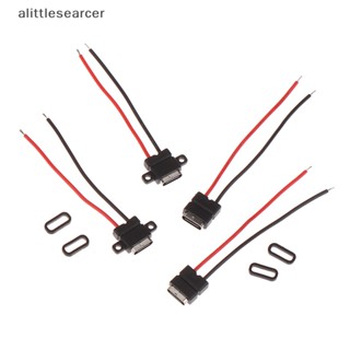 Alittlesearcer ซ็อกเก็ตเชื่อมต่อสายชาร์จ Type-c USB Type c 1 ชิ้น EN