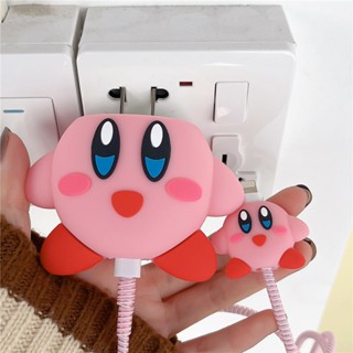 Star Kirby เคสป้องกันสายชาร์จ 20w ชาร์จเร็ว สําหรับ Apple iPhone 12 14 13