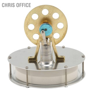  Chris office เครื่องยนต์สเตอร์ลิงรุ่นมอเตอร์เครื่องกำเนิดไฟฟ้าพลังงานไฟฟ้าโลหะผสมสังกะสีสีเงินอุณหภูมิต่ำ