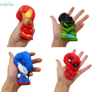 Nickolas ของเล่นบีบ Thanos Iron Man PU บรรเทาความเครียด สําหรับเด็ก