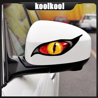 Kool สติกเกอร์ติดรถยนต์ ลายตาชั่วร้าย 12 20 ซม.