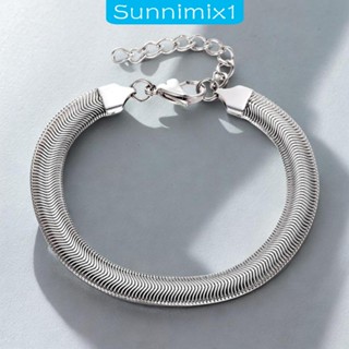 [Sunnimix1] สร้อยข้อมือ กําไลข้อมือ อินเทรนด์ เรียบง่าย สําหรับผู้หญิง และผู้ชาย วัยรุ่น ปาร์ตี้