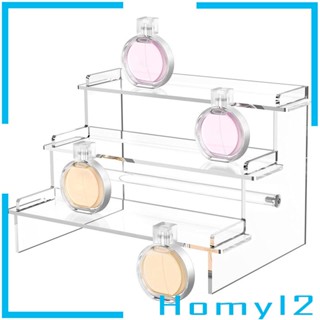 [HOMYL2] ชั้นวางของอะคริลิค 3 ชั้น ทนทาน สําหรับตั้งโชว์เครื่องประดับ ฟิกเกอร์ เครื่องสําอาง ของสะสม