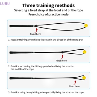 Lubu ใหม่ เชือกฝึกวงสวิงกอล์ฟ ปรับได้ อุปกรณ์เสริม สําหรับฝึกตีกอล์ฟ 1 ชิ้น