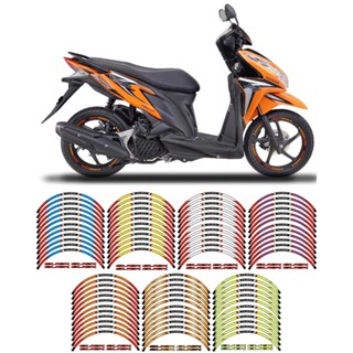 สติกเกอร์ติดขอบดุมล้อรถแข่ง สําหรับ HONDA Click 125i 150i 160i 14 นิ้ว 14 นิ้ว Click125i Click150i Click160i