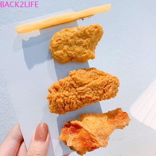 Back2life กิ๊บติดผม รูปปีกไก่จําลอง สไตล์เกาหลี สําหรับเด็กผู้หญิง