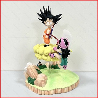 โมเดลตุ๊กตาฟิกเกอร์ Dragon Ball Baby Son Goku and Baby Chichi ของเล่นสําหรับเด็ก