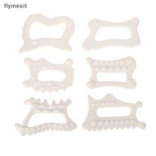 Flymesit แผ่นขูดเซรามิค แบบพกพา สําหรับนวดใบหน้า ลดไขมัน EN