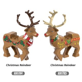 Lego Minifigures Reindeer Building Block Kids Deer Toys Christmas Series Gifts Clearance sale