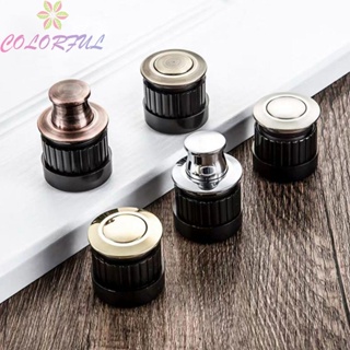 【COLORFUL】Handle Invisible Handles Knobs Pulls And Knobs Spring Shake Zinc Alloy