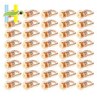 หมุด D-Ring โลหะ สําหรับกระเป๋าสตางค์หนัง 40 ชิ้น