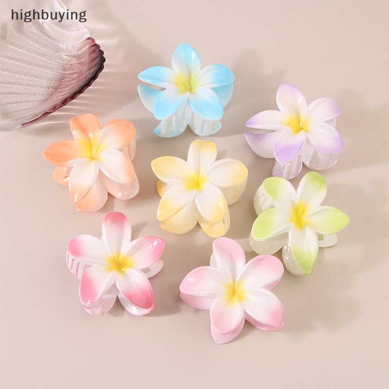 [highbuying] กิ๊บติดผม ดอกไม้ พลัมเมอเรีย สร้างสรรค์ วินเทจ ที่มีสีสัน ดอกไม้ คว้า คลิป สําหรับผู้หญิง แฟชั่น เครื่องประดับผม ผ้าโพกศีรษะ ผ้าโพกศีรษะ ใหม่ พร้อมส่ง