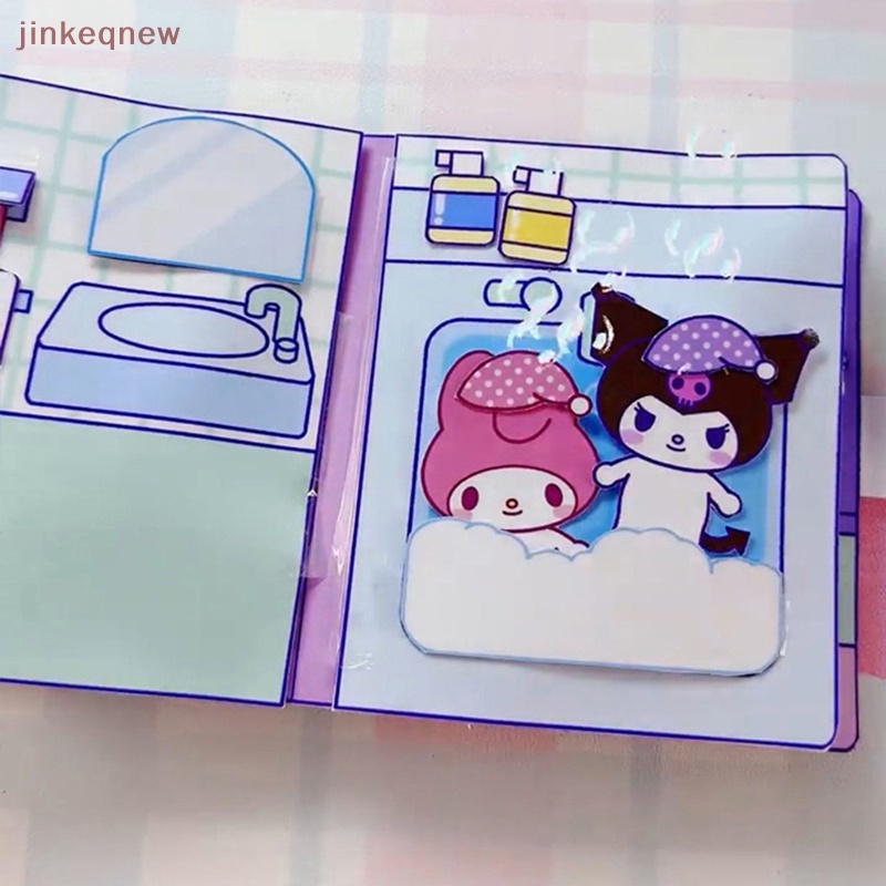 SANRIO Jkth หนังสือแฮนด์เมด เสียงเงียบ ลายซานริโอ้ ดูโดว์ DIY ของเล่นเสริมการเรียนรู้เด็ก