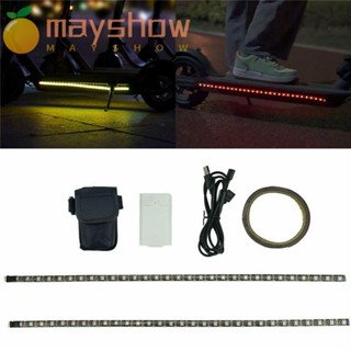 Mayshow แถบสกูตเตอร์ไฟฟ้า DIY กลางแจ้ง LED โคมไฟตกแต่งบาร์