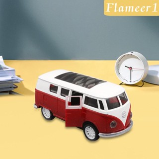 [flameer1] โมเดลรถบัสอัลลอย สเกล 1/32 12.5x4.8x5.5 ซม. พร้อมประตูเปิดได้ ของเล่นเสริมการเรียนรู้ สําหรับเด็กผู้ชาย และเด็กผู้หญิง