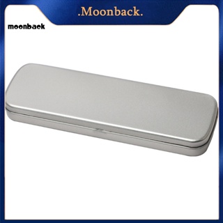 &lt;moonback&gt; กล่องเก็บเครื่องเขียน ดินสอ โลหะ ความจุขนาดใหญ่ สําหรับนักเรียน