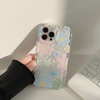 Yiki|เคสโทรศัพท์มือถือแบบนิ่ม TPU ใส ลายภาพวาดสีน้ํามัน รูปดอกไม้ รวมทุกอย่าง สําหรับ OPPO Reno 8T 5G 8 7 6 Lite 6 Pro 6 5F 5 4F 4 Lite 4 Pro 4 INS