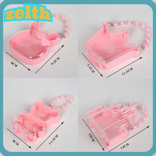 Zelth กล่องพลาสติก แฮนด์เมด สําหรับใส่เครื่องประดับ ต่างหู สร้อยคอ DIY