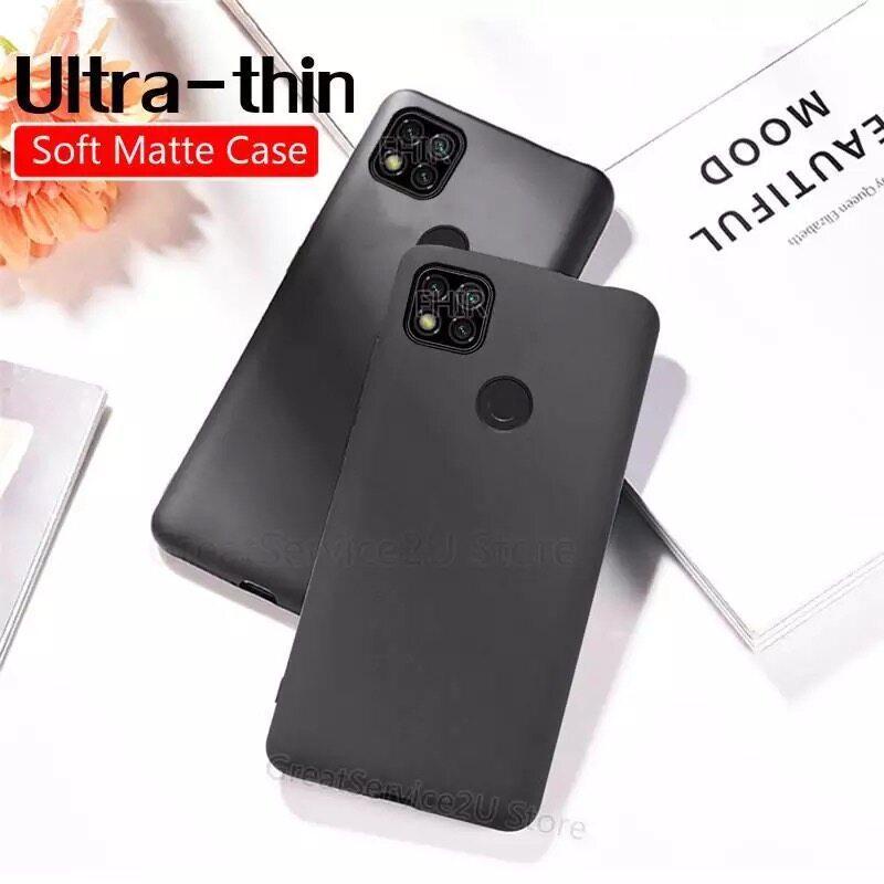 เคส Redmi 10A สำหรับเรดมี่ ซิลิโคนสีดำ กันกระแทก นิ่ม TPU Case