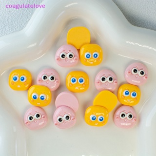 Coagulatelove เครื่องประดับ สร้อยคอเรซิ่น ลายการ์ตูน Sponge-Bob Kawaii สําหรับตกแต่งสมุดภาพ DIY [ขายดี]