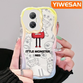 เคสโทรศัพท์มือถือแบบนิ่ม ใส กันกระแทก ลายการ์ตูนมอนสเตอร์ตัวเล็ก สีแดง หลากสี สําหรับ Infinix Hot 20 Hot 20i Hot 20 Play Hot 30 Hot 30i Hot 30 Play