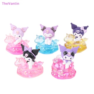 Thevantin โคมไฟกลางคืน ฟิกเกอร์การ์ตูนอนิเมะ Cinnamon Kitty Kuromi Melody สําหรับตกแต่งห้องนอนเด็ก