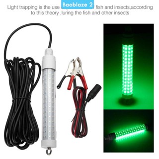 [baoblaze2] หลอดไฟใต้น้ํา LED 120 ดวง 1000LM 12V กันน้ํา สีเขียว สําหรับตกปลากลางคืน