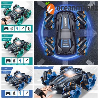 Oceanmapdz 4WD 2.4G Rc รถผาดโผน, รีโมทคอนโทรลสองด้าน, รถแข่ง ยานพาหนะ ออฟโร้ด พลิก ขับรถ รถดริฟท์ รถผาดโผน ของขวัญวันเกิด