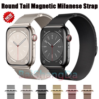 สายนาฬิกาข้อมือสเตนเลส แม่เหล็ก ปรับได้ สําหรับ iWatch Band 38 40 41 42 44 45 49 มม. iWatch Series Ultra 8 7 6 5 4 3 2 SE 1