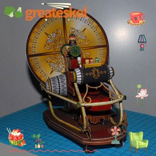 Greateskol เวลา| โมเดลลูกบาศก์กระดาษ แฮนด์เมด DIY ของเล่นสําหรับเด็ก