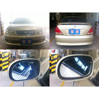 กระจกไฟฟ้า เลนส์กระจกมองข้าง สำหรับ NISSAN SUNNY NEO ( นิสสัน ซันนี่ นีโอ ) ปี 01-06 กระจกไม่หลอกตา