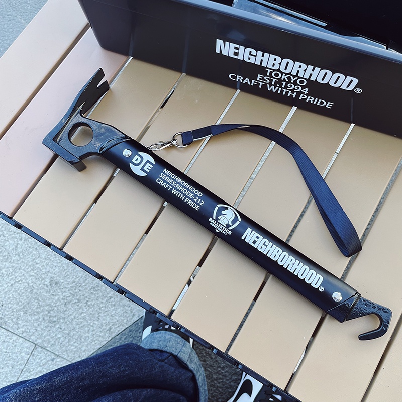NEIGHBORHOOD ค้อนอลูมิเนียมอัลลอยด์ ODE IW-AXE อเนกประสงค์ สําหรับตั้งแคมป์กลางแจ้ง