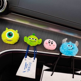 Car Interior Car Paste Small Hook Multifunctional Cartoon Bear Seat Back Front Row Hook Car Interior Supplies Female lLPM