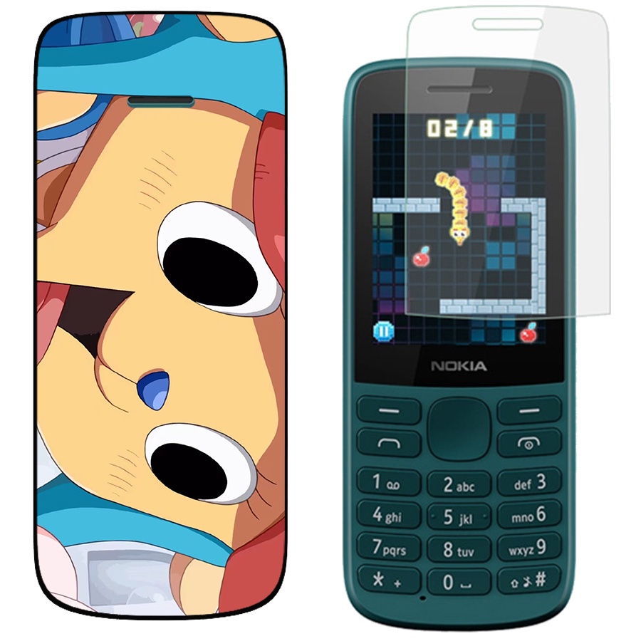 เคสโทรศัพท์มือถือ ซิลิโคนนิ่ม TPU กันกระแทก พร้อมฟิล์มนาโนกันระเบิด สําหรับ Nokia 215 4G TA-1278