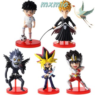 Mxmio ตุ๊กตาฟิกเกอร์ Death Note Saint Seiya Action Figures Tsubasa Yugi ของเล่นสําหรับเด็ก 5ชิ้น/ชุด