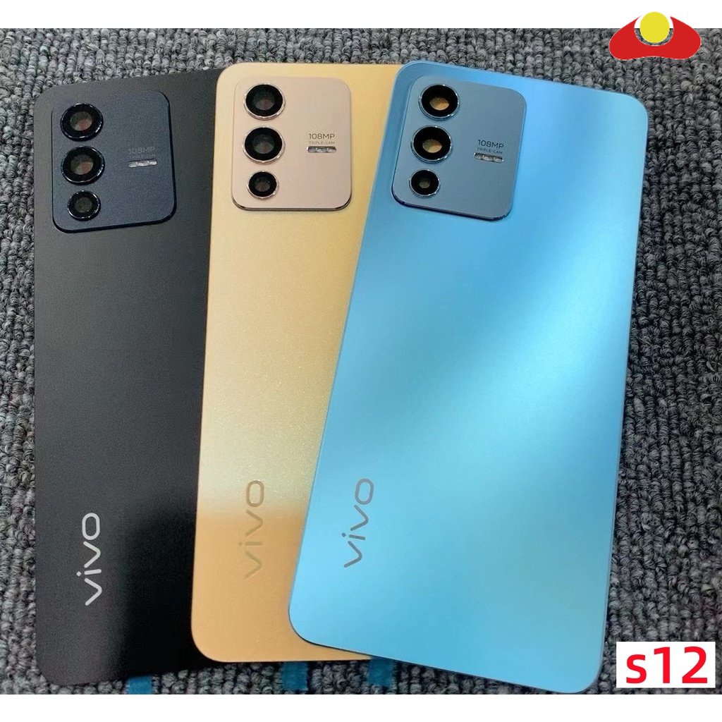 สําหรับ Vivo V23 5G V2130 / s12 แบตเตอรี่ประตูด้านหลังด้านหลังกรณีอะไหล่