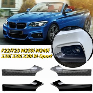 ชุดกันชนหน้ารถยนต์ สีดํา สําหรับ BMW 2 Series F22 F23 M235i M240i 220i 228i 230i M-Sport Exterior Tuning 2014-2019