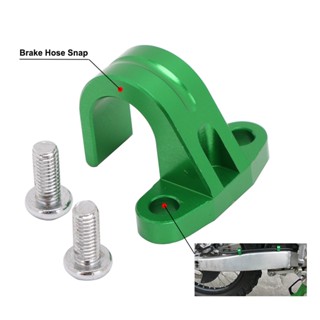 JFG moto Motorcyle CNC Aluminum Brake Hose Snap Clamp For KX250F KX450F