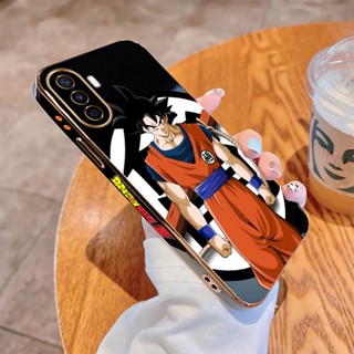 เคสโทรศัพท์มือถือ แบบนิ่ม ลายการ์ตูนดราก้อนบอล ขอบสี่เหลี่ยม หรูหรา สําหรับ Huawei Nova 8i 9 SE Pro Nova Y90 Y70 Plus