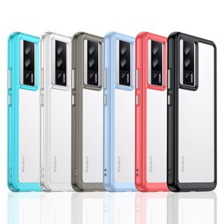 เคสโทรศัพท์มือถือ PC ใส กรอบซิลิโคน กันกระแทก สําหรับ Xiaomi Redmi K60 Pro K60E