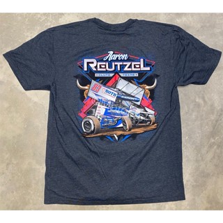 เสื้อยืด ขนาดใหญ่ พิมพ์ลาย Aaron Reutzel Roth Motorsports World of Outlaws Sprint สําหรับรถยนต์ 2021