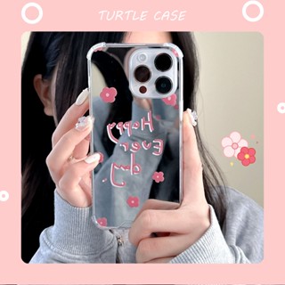 [พร้อมส่ง] เคสโทรศัพท์มือถือ แบบกระจก สไตล์เกาหลีใต้ ญี่ปุ่น สําหรับ Apple iPhone 14 13 12 11 PROMAX XS XR XSMAX SE2020 6 7 8PLUS MINI