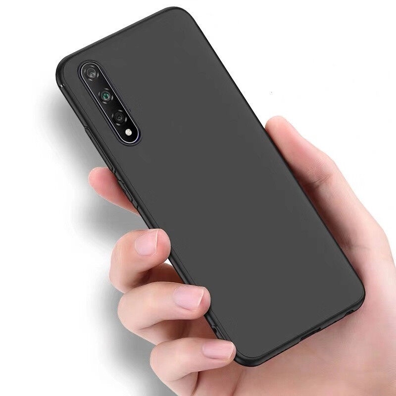Case Samsung A7 2018 เคสโทรศัพท์ซัมซุง เเบบนิ่ม tpu  สีดํา ซิลิโคน case samsung galaxy A72018 สวยและบาง ส่งจากไทย