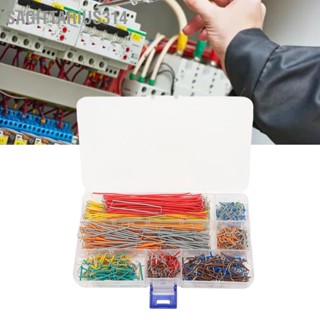 Sagittarius314 840PCS Breadboard Jumper Wire เขียงหั่นขนมแบบยืดหยุ่นเชื่อมต่อสายเคเบิ้ลพร้อมกล่องเก็บของ