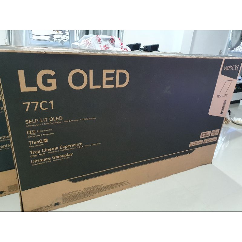 LG 77 นิ้ว 77C1PTB OLED 4K SMART TV C1 Seriesปี2021 (รองรับ PS5 HDMI 2.1/120Hz) Clearance (ขายถูกที่สุด)จัดส่งฟรี 2023%#
