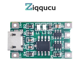 Ziqqucu โมดูลบอร์ดชาร์จแบตเตอรี่ลิเธียม PCB 3.7V 4.2V สําหรับ 18650